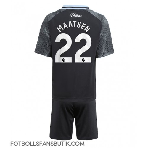 Aston Villa Ian Maatsen #22 Replika Bortatröja Barn 2025-26 Kortärmad (+ Korta byxor) Aston Villa Ian Maatsen #22 Replika Bortatröja Barn 2025-26 Kortärmad (+ Korta byxor)